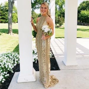 WORN ONCE! NO ISSUES- Sherri Hill style #53457